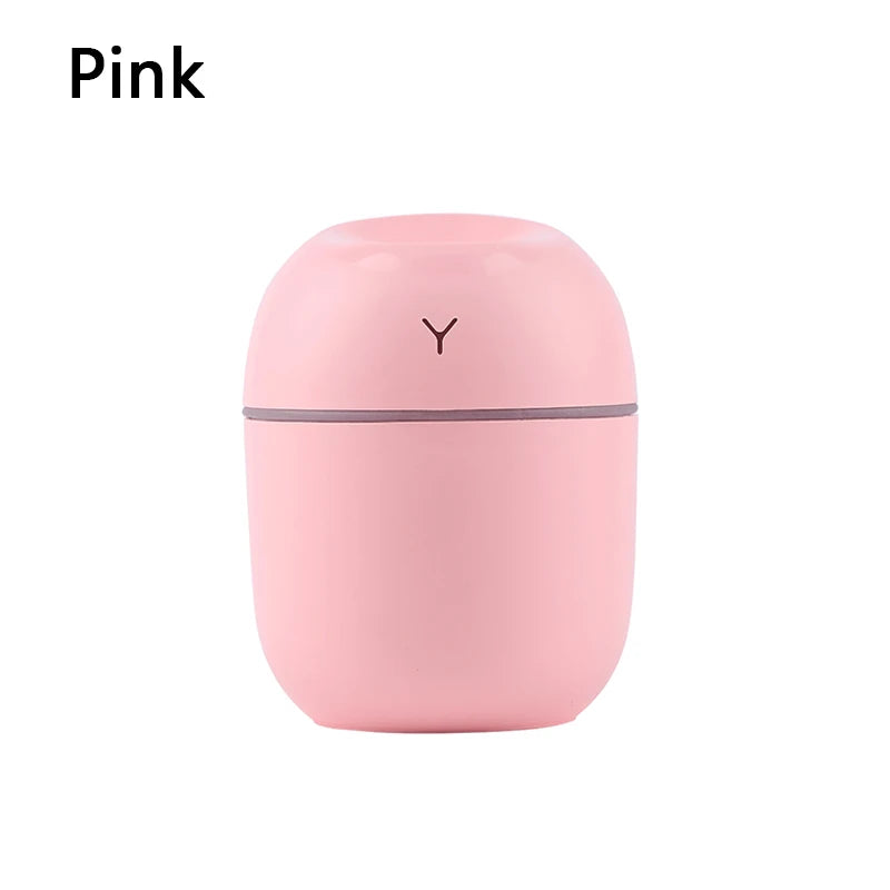 Portable USB Mini Air Humidifier & Essential Oil Diffuser with LED Light (GL-013-HUMID)